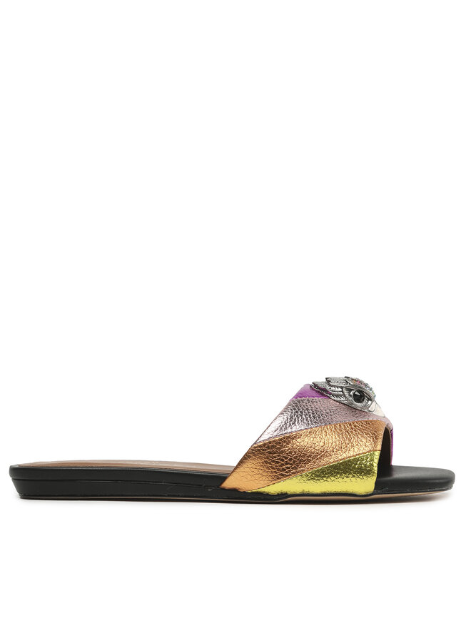 Kurt Geiger Klapki Kurt Geiger Kensington Flat Sandal 8496169109 Kolorowy