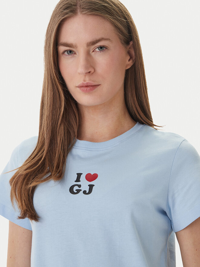 Guess Jeans Guess Jeans T-Shirt W6GI45 K8HM0 Himmelblau Regular Fit