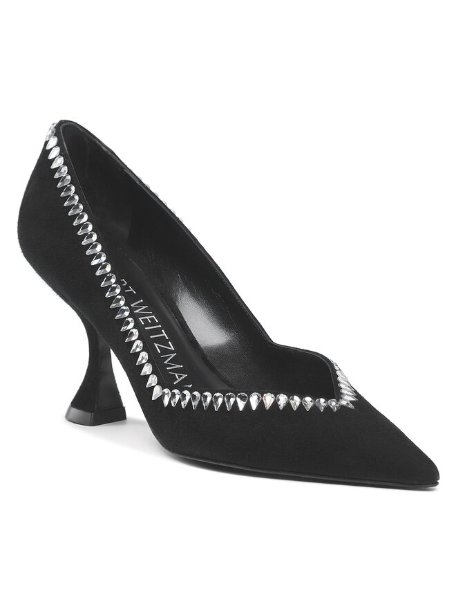 Stuart Weitzman Туфлі Stuart Weitzman Gemcut Xcurve 85 Pum SD143 Чорний