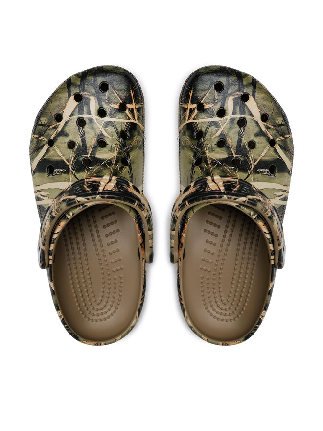 Crocs Чехли Crocs Classic Realtree 12132 Зелен