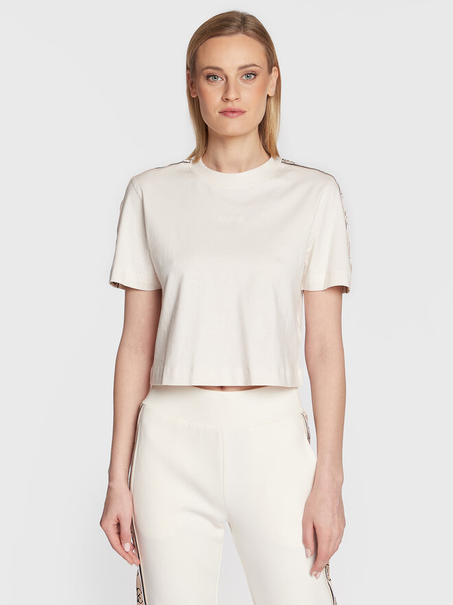 Guess Guess Футболка V3RI08 I3Z14 Бежевий Relaxed Fit