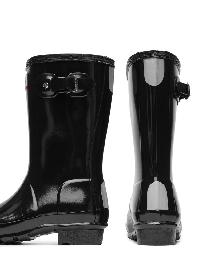 Hunter Гумени ботуши Hunter Orginal Kids Gloss JFT6000RGL Черен