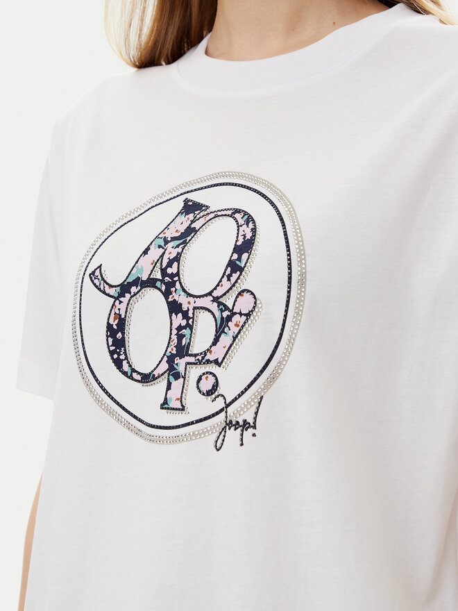 JOOP! JOOP! T-Shirt 58 252JE58Tashi 30046236 Εκρού Regular Fit