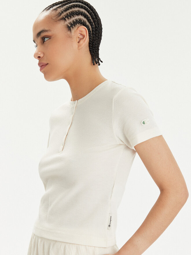 Champion Champion Marškinėliai E10013 Smėlio Regular Fit