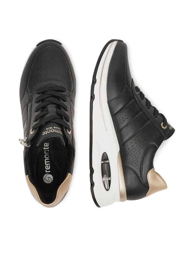 Remonte Sneakersy Remonte D2H01-03 Czarny