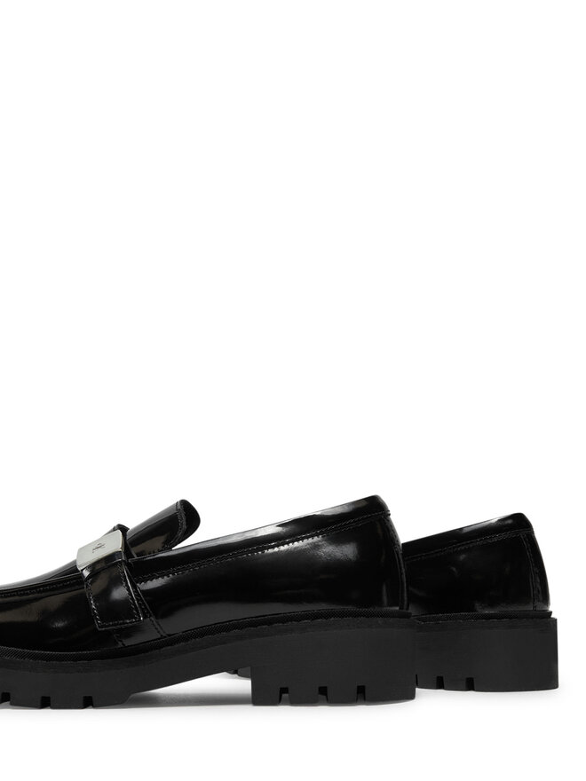 Calvin Klein Jeans Loafersy Calvin Klein Jeans Flatform Shoe Driver Hdw YW0YW01657 Czarny
