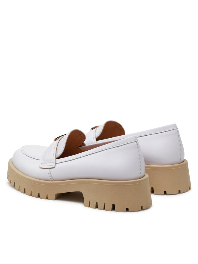 R.Polański Loafersy R.Polański 1679 Biały