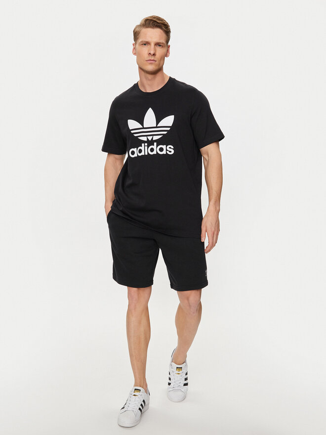 adidas adidas T-Shirt Adicolor Classics Trefoil T-Shirt IA4815 Μαύρο Regular Fit