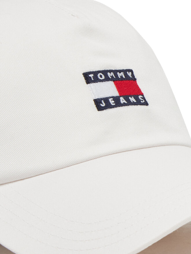 Tommy Jeans Șapcă Tommy Jeans Heritage Core Cap AM0AM12933 Alb