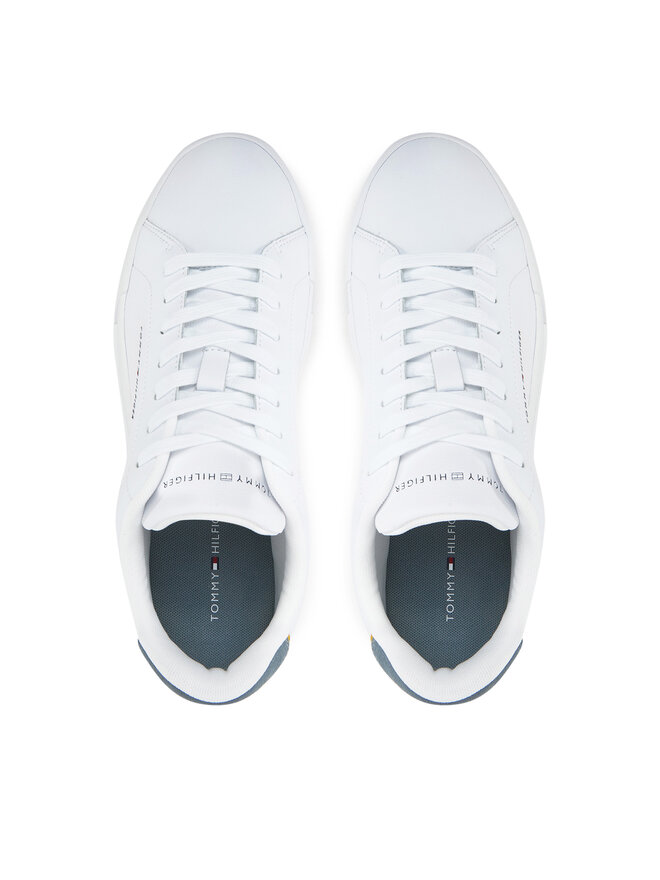Tommy Hilfiger Zapatillas Tommy Hilfiger Th Court Lth Detail Ess FM0FM05367 Blanco