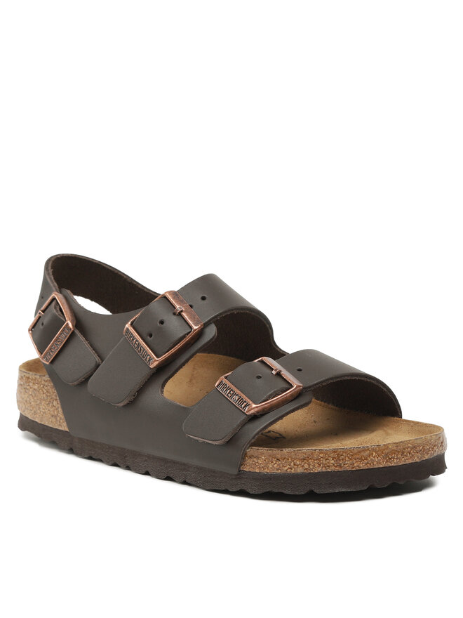 Birkenstock Sandały Birkenstock Milano Bs 34103 Brązowy