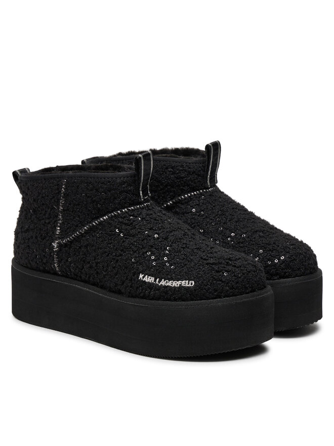 KARL LAGERFELD Botki KARL LAGERFELD KL48522W Czarny