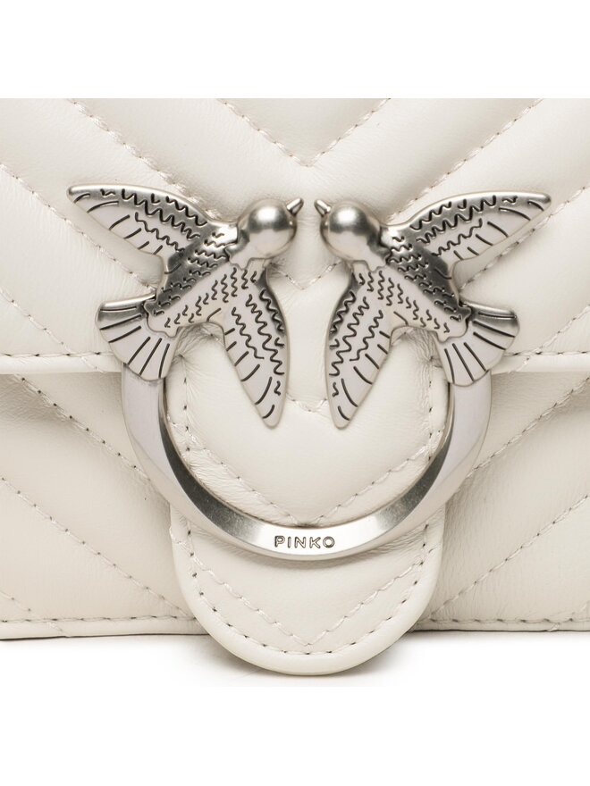 PINKO Torebka Pinko Love Icon Mini Dc 100074 A0GK Biały