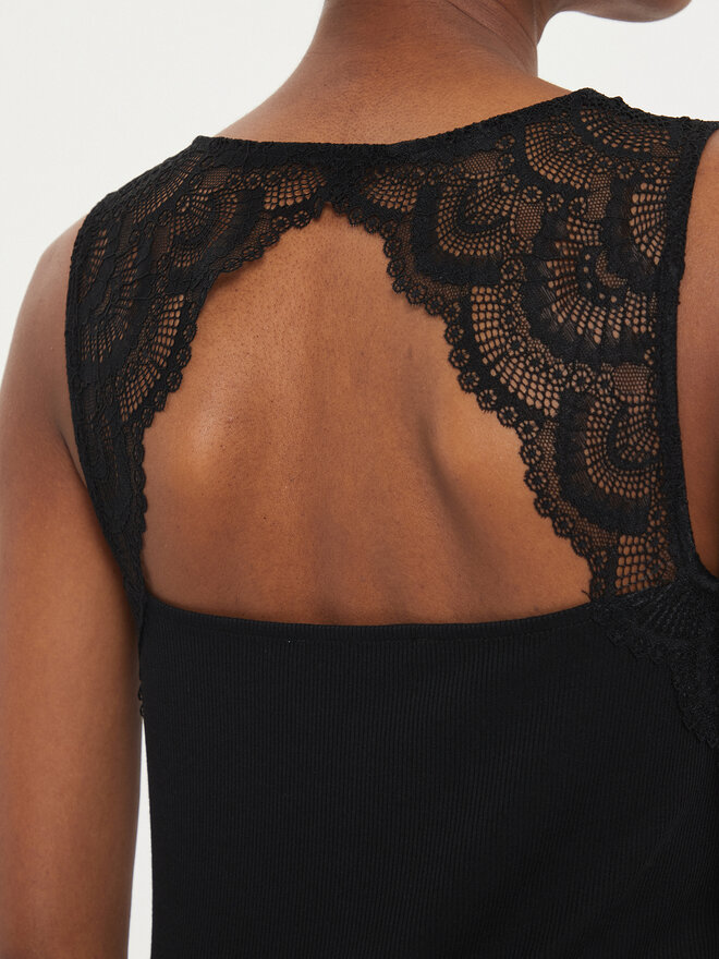 Morgan Morgan Top 242-DIOU Negro Slim Fit
