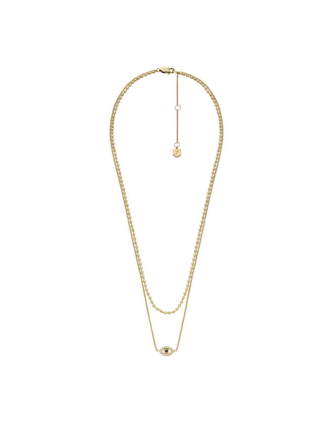 Fossil Намисто Fossil Sutton Evil Eye JF04792710 Золотий