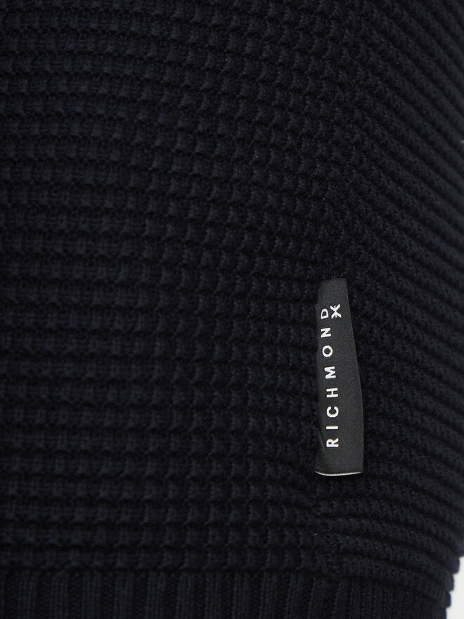 Richmond X Richmond X T-Shirt UMP25113TS Dunkelblau Regular Fit