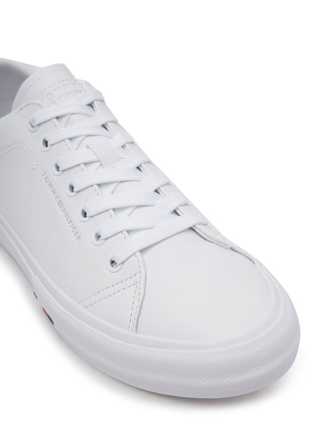 Tommy Hilfiger Αθλητικά Tommy Hilfiger Th Hi Vulc Street Lth Patch FM0FM05312 Λευκό