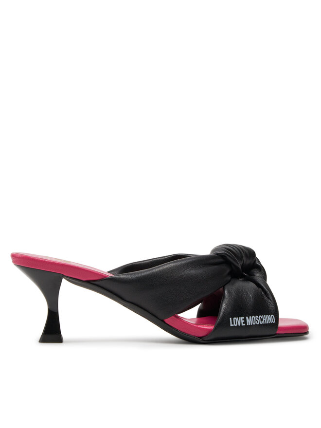 LOVE MOSCHINO Klapki LOVE MOSCHINO JA28365G0IIE0000 Czarny