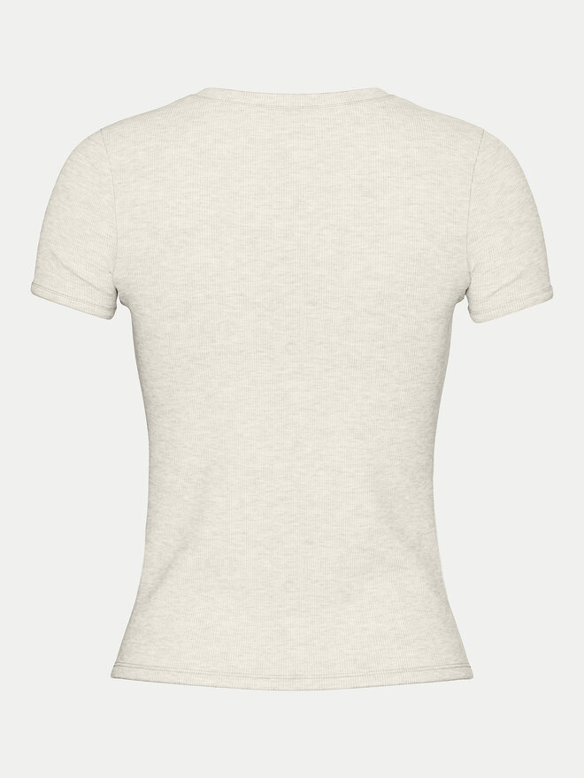 Pieces Pieces T-Shirt May 17154483 Grau Slim Fit