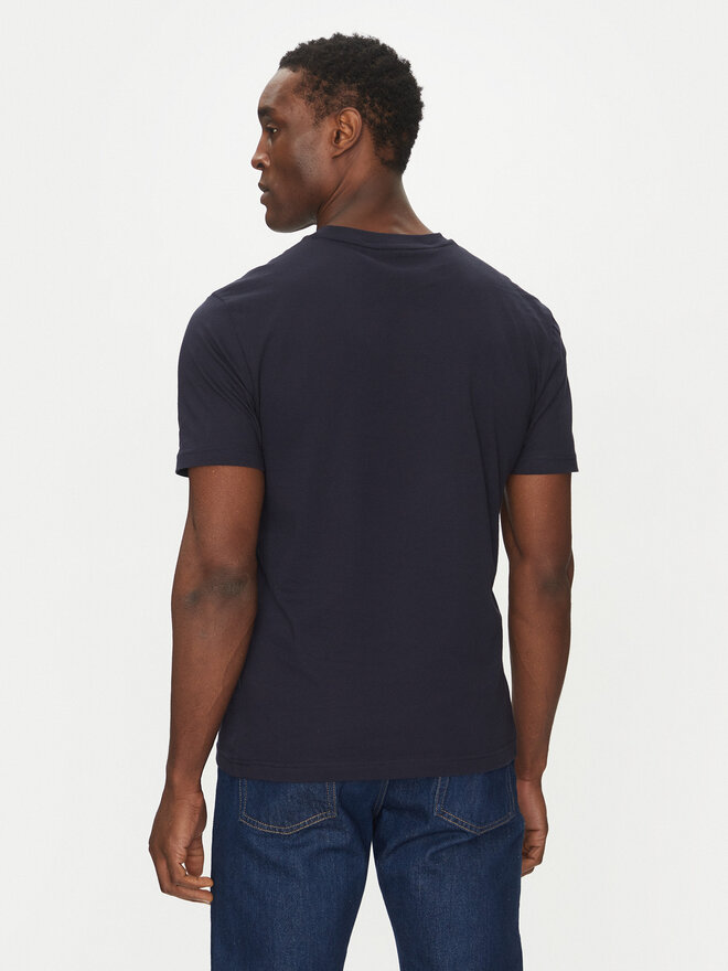 Calvin Klein Calvin Klein T-Shirt Double Logo K10K114149 Dunkelblau Regular Fit