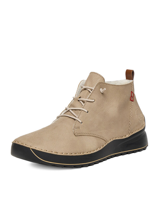 Rieker Trzewiki Rieker 51510-60 Beżowy