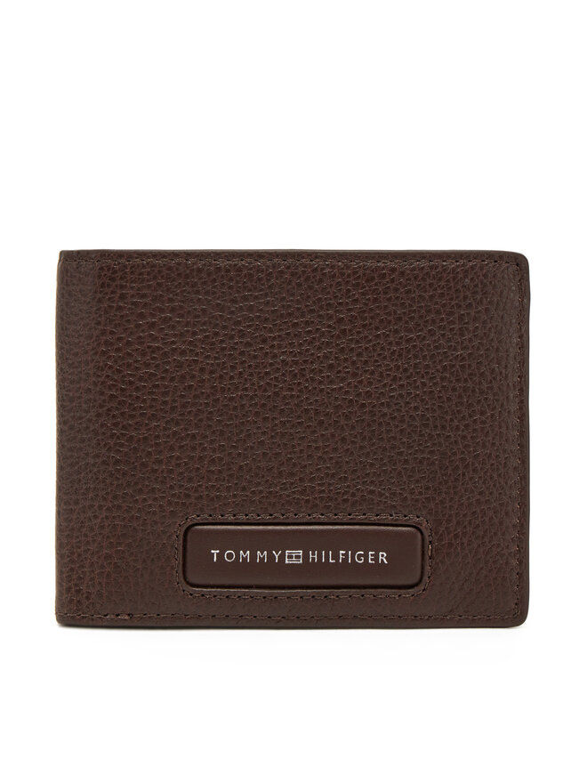 Tommy Hilfiger Veľká pánska peňaženka Tommy Hilfiger Th Monogram Mini Cc Wallet AM0AM13251 Hnedá