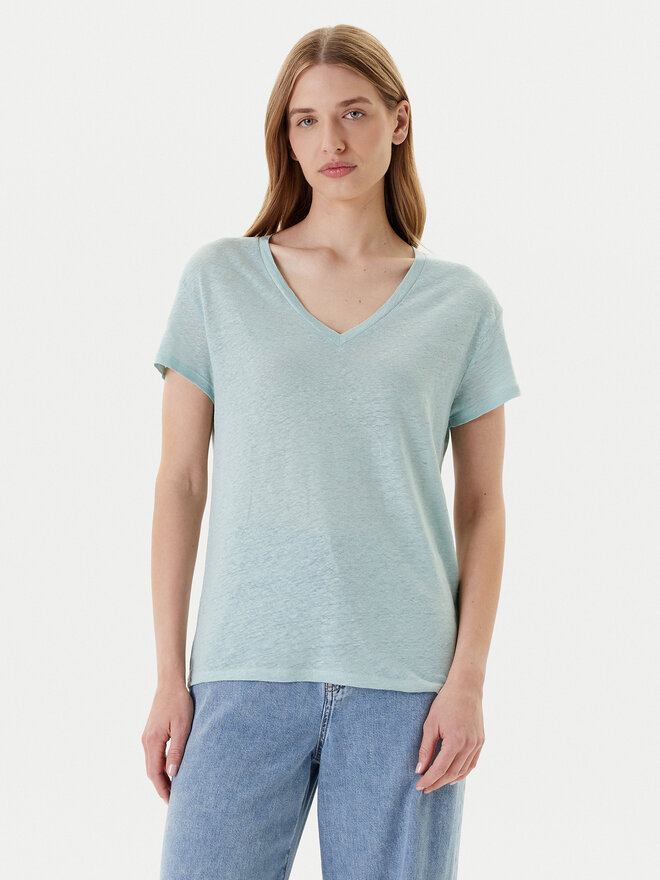 United Colors Of Benetton United Colors Of Benetton Marškinėliai 37UJD401Q Žalia Regular Fit