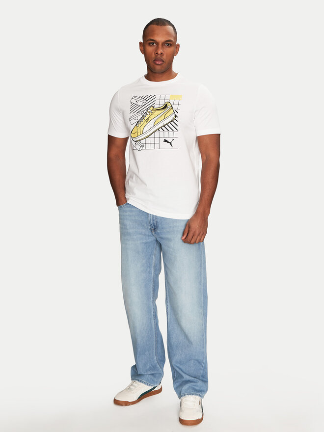 Puma Puma T-Shirt Sneaker 684830 Λευκό Regular Fit