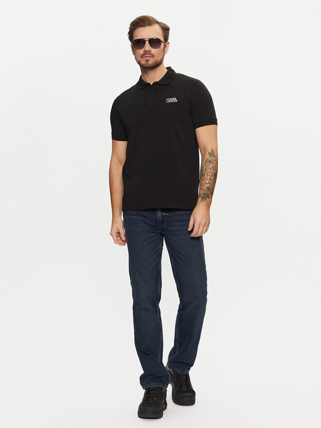 KARL LAGERFELD KARL LAGERFELD Polo 745088 551235 Negro Regular Fit