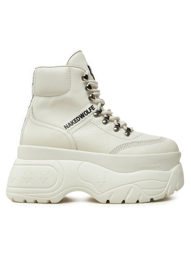 Naked Wolfe Stivaletti Naked Wolfe Spike Bianco