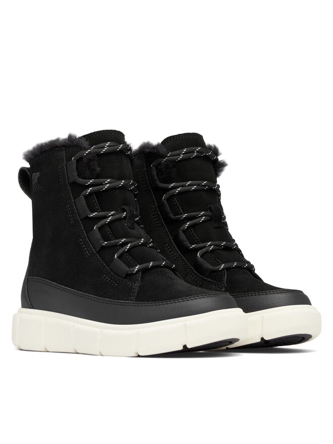Sorel Μπότες Χιονιού Sorel Youth Explorer III Lace Wp 2088511010 Μαύρο