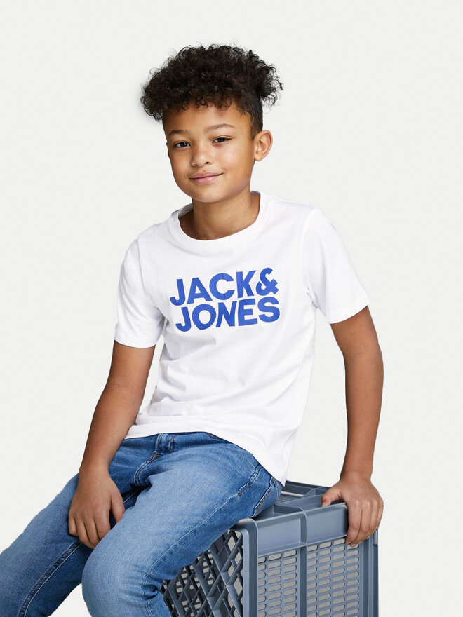 Jack&Jones Junior Jack&Jones Junior Camiseta 12152730 Blanco Regular Fit