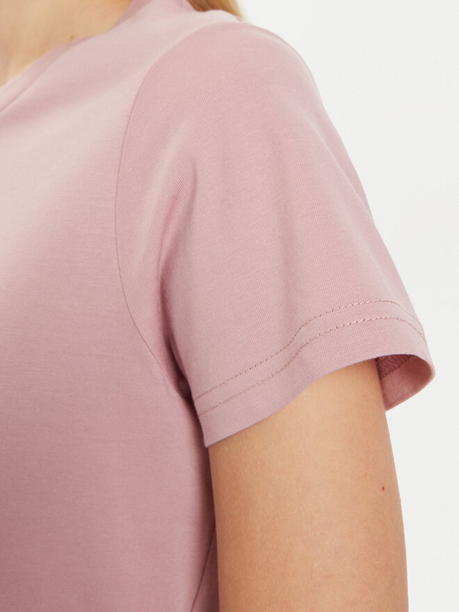 Lee Lee Футболка Small Logo 112355197 Рожевий Regular Fit