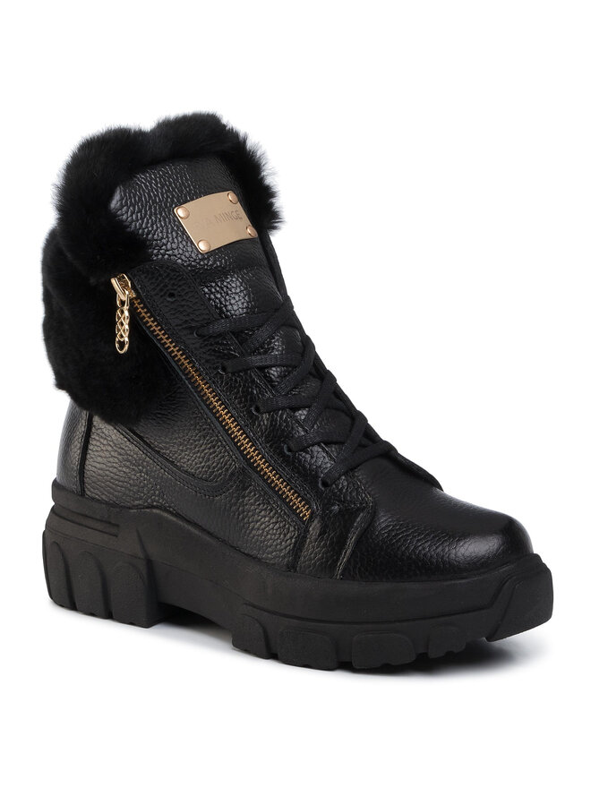 Eva Minge Botine Eva Minge EM-37-06-000394 Negru