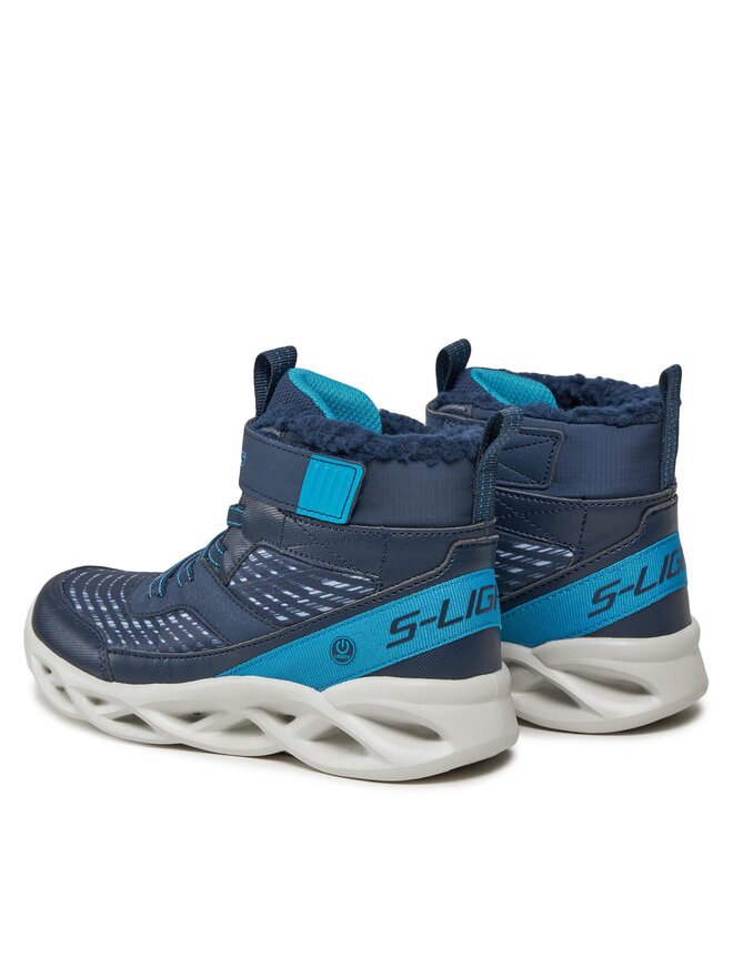 Skechers Sneakersy Skechers Twisted-Brights 401651L/NVBL Granatowy