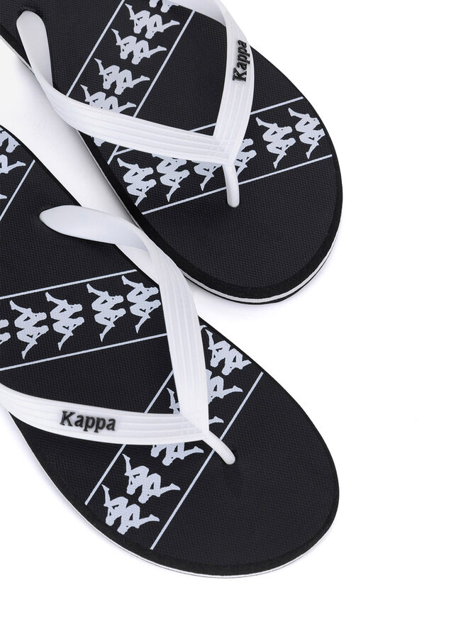 Kappa Σαγιονάρες Kappa 371D2SW Banda Selyn - Black-White Έγχρωμο