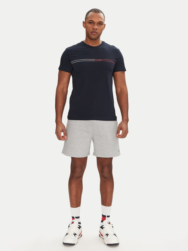 Tommy Jeans Tommy Jeans Póló Entry Graphic DM0DM20779 Sötétkék Slim Fit