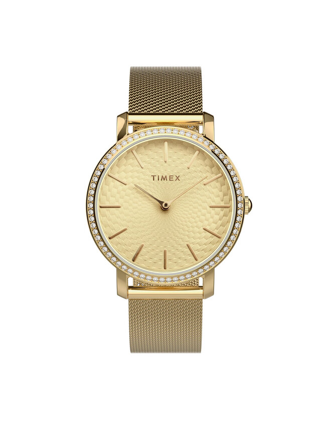 Timex Hodinky Timex City TW2V52200 Zlatá