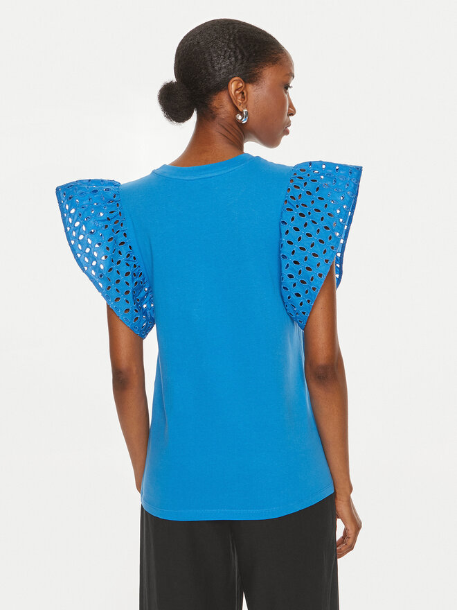 United Colors Of Benetton United Colors Of Benetton Camiseta 3S6HD107C Azul Regular Fit