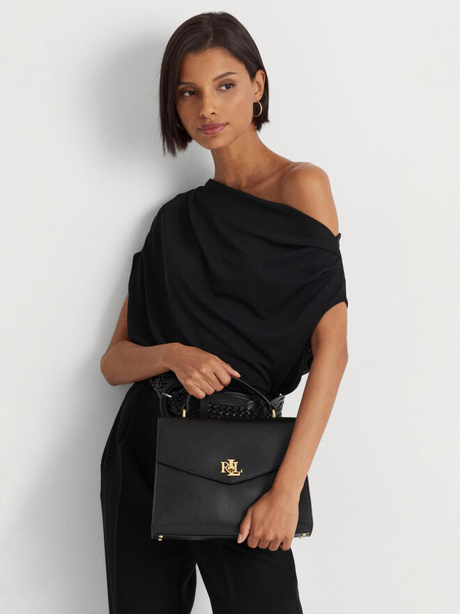 LAUREN RALPH LAUREN Ročna torba Lauren Ralph Lauren 431915781002 Črna