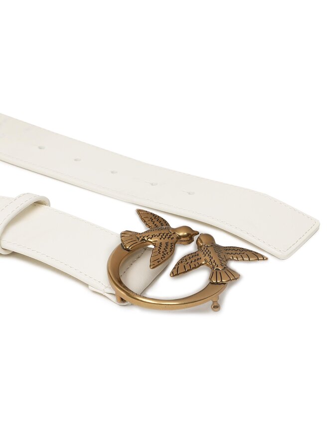 PINKO Жіночий ремінь Pinko Love Berry H4 Belt PE 23 PLT01 100120 A0F1 Білий