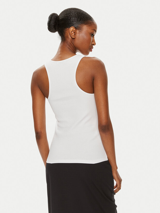 Patrizia Pepe Patrizia Pepe Marškinėliai 8M1617/J216-W103 Balta Slim Fit