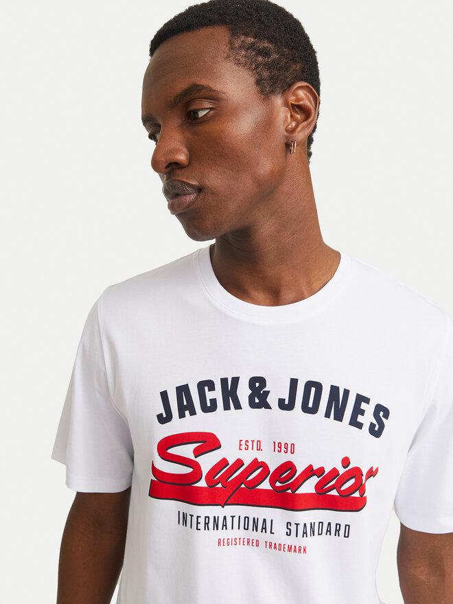 Jack&Jones Jack&Jones Marškinėliai Logo 12268267 Balta Standard Fit