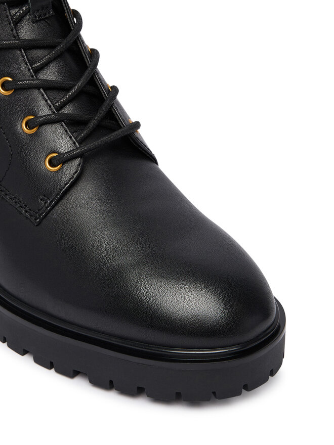 LAUREN RALPH LAUREN Schnürschuhe LAUREN RALPH LAUREN Allyson Logo Bo Bte 802P12046001 Schwarz
