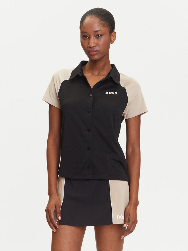 BOSS BOSS Поло Ellici2 50544191 Чорний Regular Fit