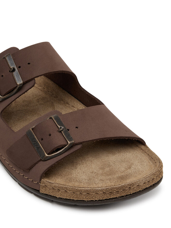Scholl Παντόφλες Scholl MF31290 Καφέ