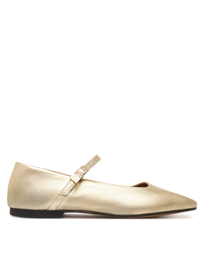 Tommy Hilfiger Ballerinas Tommy Hilfiger Hilfiger Gold Ballerinas FW0FW09320 Goldfarben