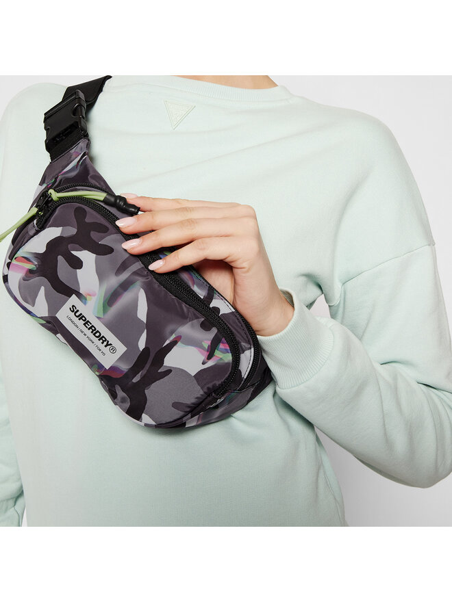 Superdry Чанта за кръст Superdry Gwp Bum Bag W9810026A Сив