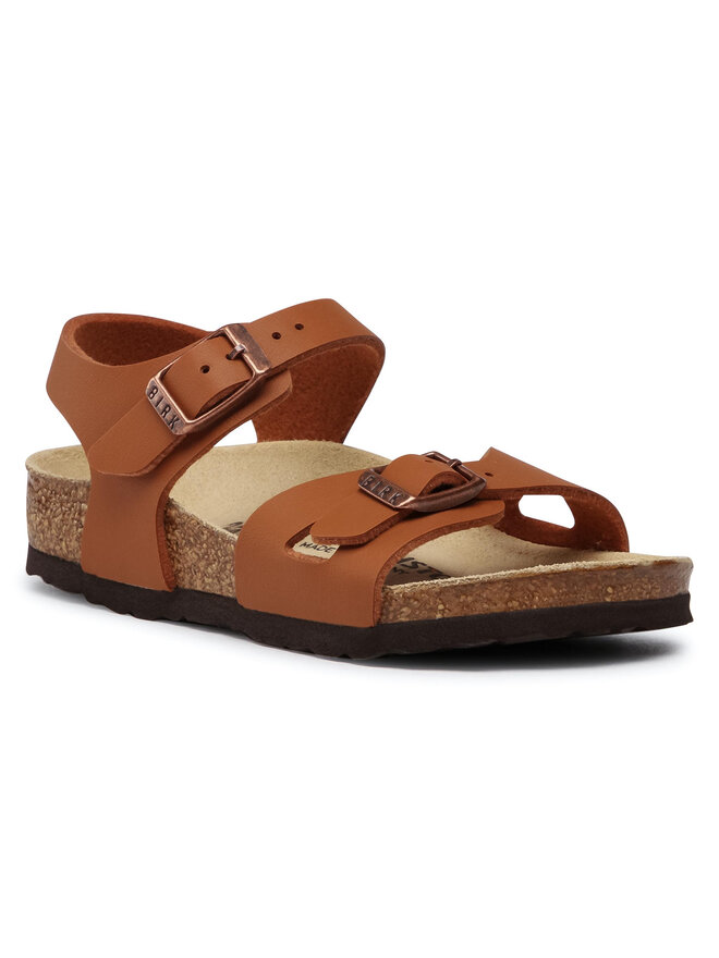 Birkenstock rio brown best sale