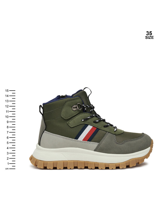Tommy Hilfiger Bakancs Tommy Hilfiger T3B9-33680-1696A S Zöld